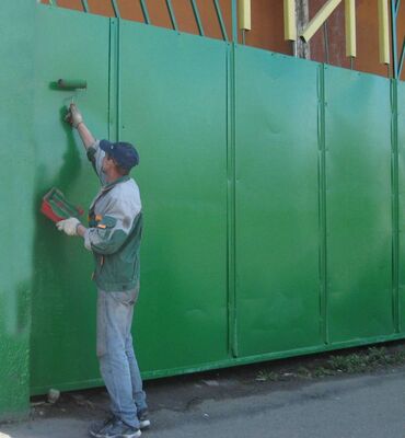 ворота краска: Покраска стен, Покраска окон, Покраска дверей, Больше 6 лет опыта