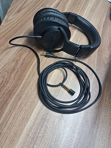 ses yaz: İşlənmiş Simli Qulaqcıqlar, Audio-Technica, rəng - Qara — 2