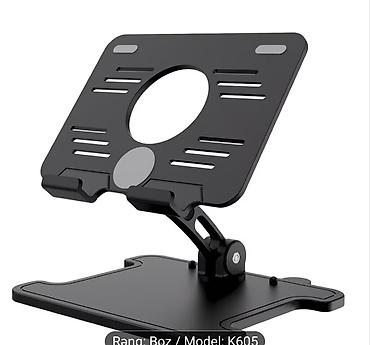 planşet apple: Noutbuk və planşet üçün tənzimlənən metal stend - Model: K605. - — 1