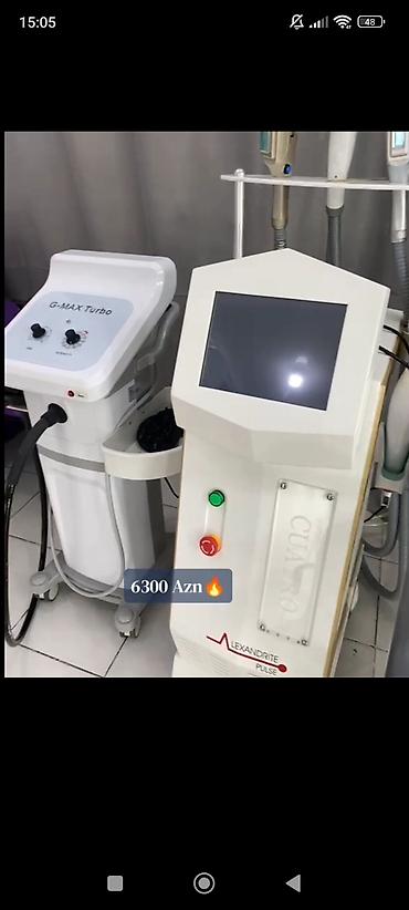 Orginal Cuatro Alexandrite Pulse lazer aparatı və G-MAX Turbo masaj