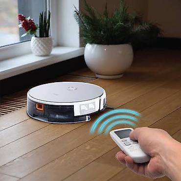 pultlu maşın böyük: Ağıllı Robot Tozsoran – uzaqdan idarəetmə ilə - Dairəvi, alçaq korpus — 1