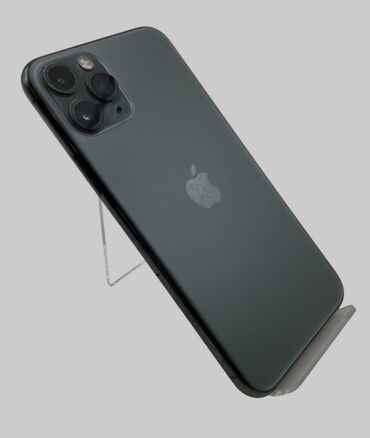 Apple iPhone: IPhone 11 Pro, Б/у, 256 ГБ, Зеленый, Наушники, Зарядное устройство, Защитное стекло, 77 %