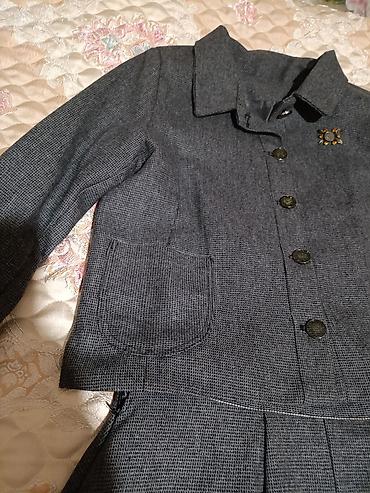 Повседневные платья: Повседневное платье, Made in KG, Зима, Платье-пиджак, 2XL — 3