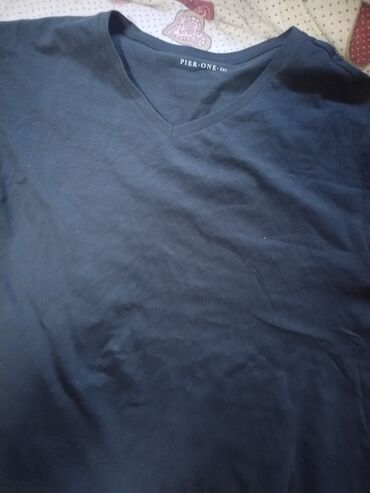 Muška odeća: Men's T-shirt 3XL (EU 46), bоја - Crna