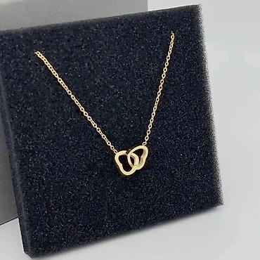 Ogrlice: Ogrlica sa dva isprepletena srca
1300 din — 6