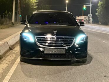 авто пот выкуп: Mercedes-Benz S‑Class (W222) — представительский седан в черном цвете