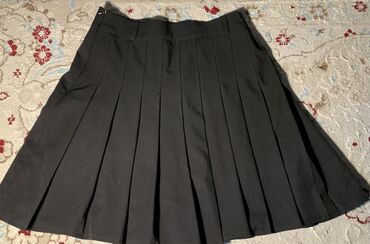 черная юбка карандаш: Юбка, Юбканын модели: Теннис, Мини, Белден