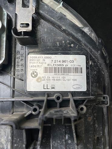 bmw arxa stop: Sol, Yaxın və uzaq vuran işıqlar BMW, 2018 il, Orijinal, Almaniya, İşlənmiş — 5