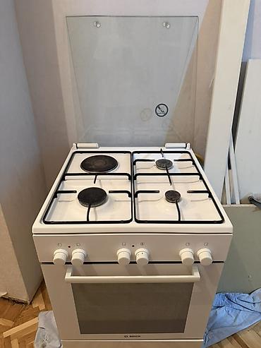 elektrik plite: Bosch qaz plitəsi və soba kombinasiyası - 4 gözlü qaz plitəsi: fərqli — 1