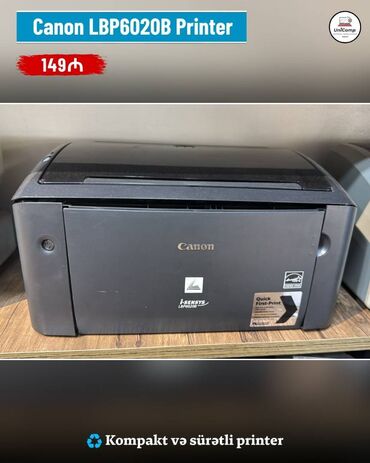 printerler: 🖨️ Canon LBP6020B Printer – Əla Vəziyyətdə! 💰 Qiymət: 149 AZN 🔹 Tam
