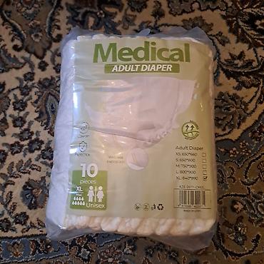 Digər tibbi məhsullar: Məhsul: Medical Adult Diaper – böyüklər üçün bez - Unisex - Ölçü: XL — 1