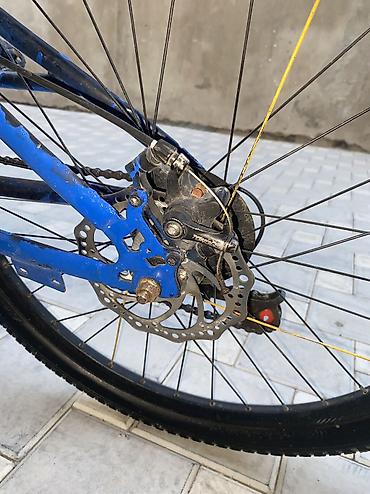 velosiped mercury: Dağ velosipedi – mavi rəng, alüminium tipli çərçivə - Ön amortizatorlu — 10