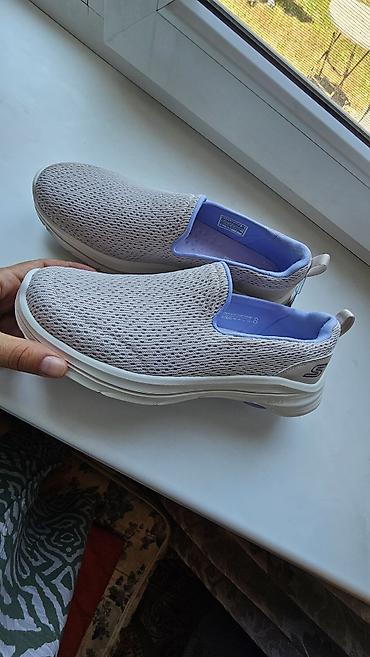 Кроссовки, 39, Skechers, Новый, цвет - Серый