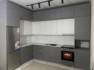 Кухонные гарнитуры: Кухонный гарнитур, Новый, ДСП, Бесплатная доставка, Платная доставка, Самовывоз — 17