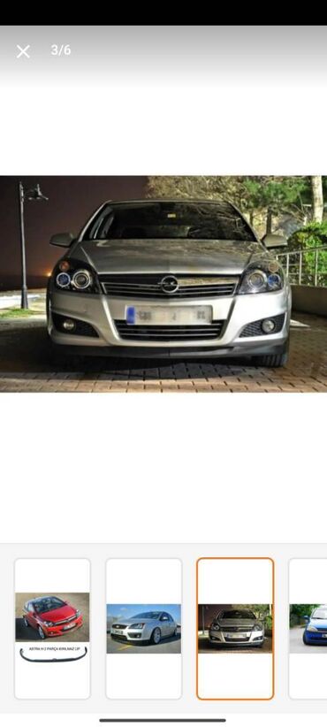 liplər: Opel Astra H, 2005 il