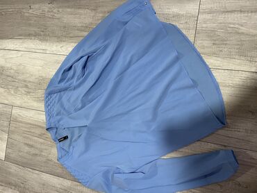 Bluze: 2XL (EU 44), Jednobojni, bоја - Svetloplava