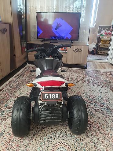 yay desdleri: Uşaq üçün elektrikli üçtəkərli motosiklet - Rəng: qara/ağ, qırmızı — 4