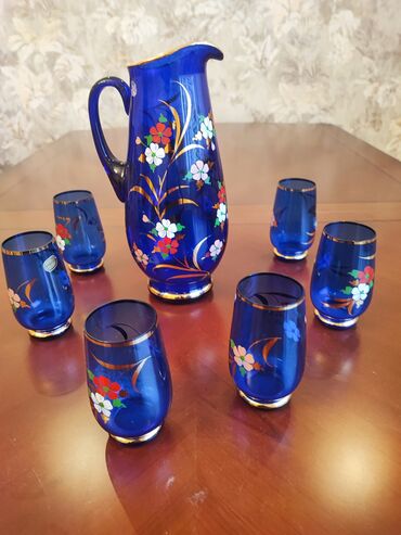 Qrafinlər və səhənglər: Rəng - Göy — 7