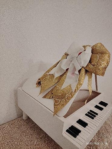 xonçalar: Xonca piano satilir icine sokolad ve cicek qoyub hediyye etmek olar — 7