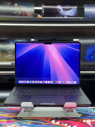 пк мощный: Ноутбук, Apple, 16 ГБ ОЗУ, Apple M4, 14.1 ", Б/у, Для работы, учебы, память SSD