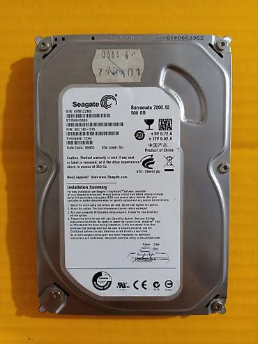 hard disk: Накопитель для ПК, Б/у, Seagate, HDD, 512 ГБ, 3.5", Для ПК — 5