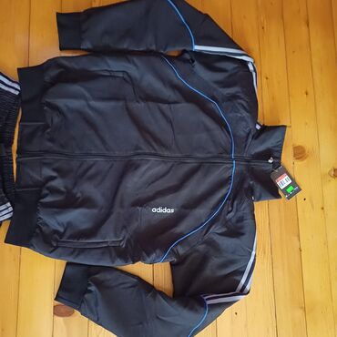 Trenerke: Komplet, 2XL (EU 56), 3XL (EU 58), XL (EU 54), Adidas, bоја - Crna, Mikrofiber — 8