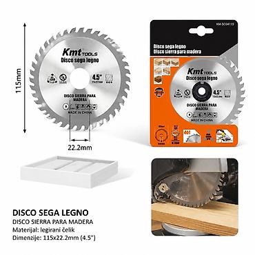 KMT Legure list testere za drvo – Kmt Tools 4.5" (115 mm) Opis: -