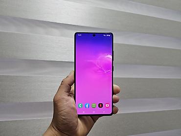 note 7 pro: Samsung Galaxy S10 Lite, Б/у, 128 ГБ, цвет - Черный, 1 SIM, 2 SIM — 5