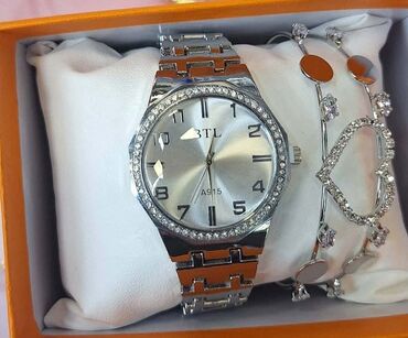 Setovi nakita: Set elegantnih ručnih satova sa narukvicama – poklon pakovanja - Tip — 11