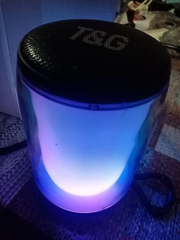 Audio: T&G portativ Bluetooth dinamik - Kompakt silindrik dizayn, üst — 1