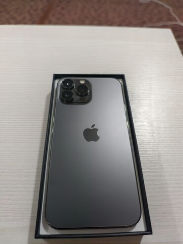 швейные машинки новые: IPhone 13 Pro Max, Колдонулган, 256 ГБ, Графит, Куту, 71 %