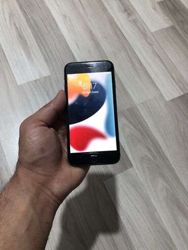 IPhone 7, 32 GB, Qara, Zəmanət, Barmaq izi, Simsiz şarj