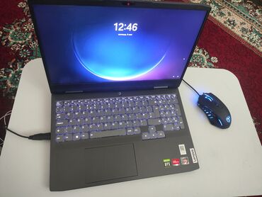 3d моделирование: Ноутбук, Lenovo, 8 ГБ ОЭТ, AMD Ryzen 5, 15.6 ", Колдонулган, Оюндар үчүн, эс тутум SSD