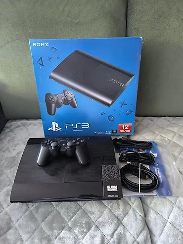 PS3 (Sony PlayStation 3): 🎮 Sony PS3 Super Slim 500GB + 50 igara ✅ TOP stanje — neotvarana / — 1