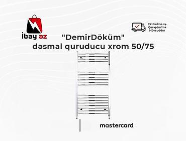 su radiator: "DemirDöküm" dəsmal quruducu xrom 50/75DemirDöküm Dəsmal Quruducu xrom — 1