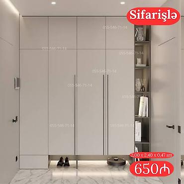 Sifarişlə hazırlanmış daxili dəhliz/şamdan dolabı Ölçü: 2,00 x 2,40 x lalafo.az -da Sifarişlə hazırlanmış daxili dəhliz/şamdan dolabı Ölçü: 2,00 x 2,40 x