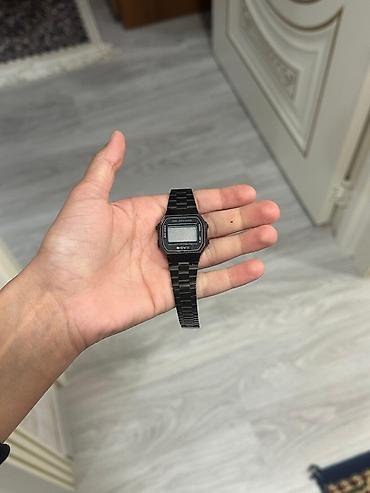 Qol saatları və aksesuarlar: CASIO digital qol saatı – klassik “square” dizayn - Korpus: qara — 1