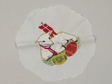 PL - Tablecloth 25 x 25, color - White, condition - Very good