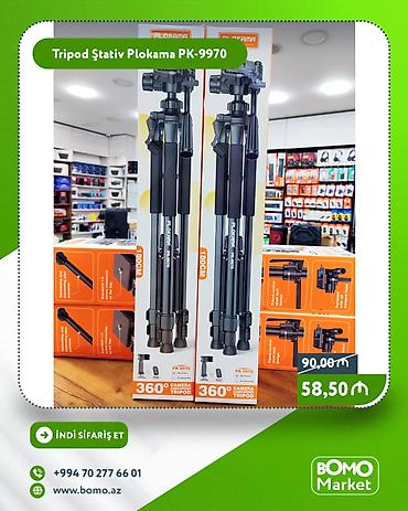 8 plas: 🔥 Tripod Ştativ Plokama PK-9970 ✅ Marka: Plokama ✅ Material: Metal — 1