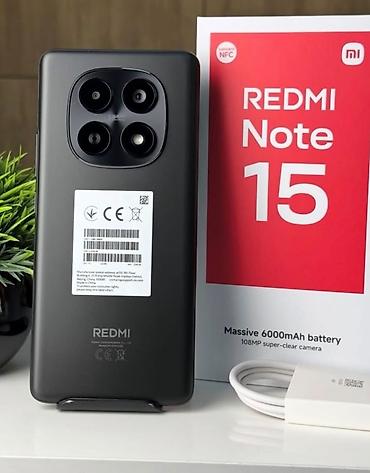Mobil telefonlar: Redmi 128 GB, rəng - Qara, Zəmanət — 1