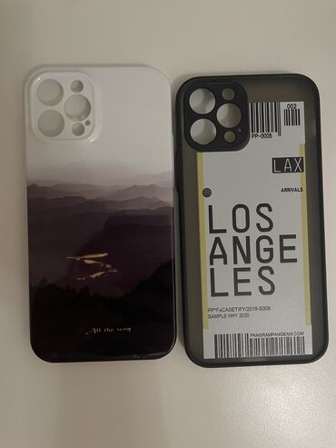 ayfon 4es: IPhone 12 pro case. Ağ case, “All the way” yazısı, yenidir — 4 manat