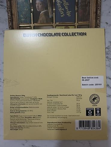 komi: Dutch Chocolate Collection – “Hollandse Meesters” temalı şokolad dəsti — 2