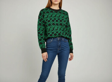 ubrania z lat 90: Women`s sweater, size XL (EU 42)