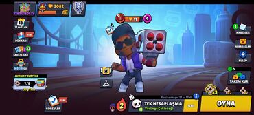 Digər oyun və konsollar: Brawl Stars oyunu üçün hesab - Kupa: 2082 - Səviyyə: 18 - Klub