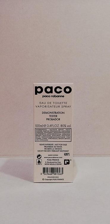 lil solid 2.0 srbija: PACO RABANNE PACO BY PACO EDT 100ML TSTR | Paco Rabanne Paco By Paco — 1