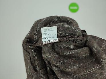 linen trousers pull and bear: Spodnie materiałowe damskie, rozmiar L — 5