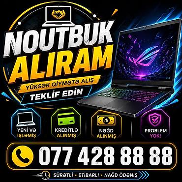2 ci el komputer: YÜKSƏK QİYMƏTƏ NOUTBUK ALIRAM YENİ VƏ İŞLƏMİŞ TEKLİF EDİN KREDİTLƏ VƏ — 1