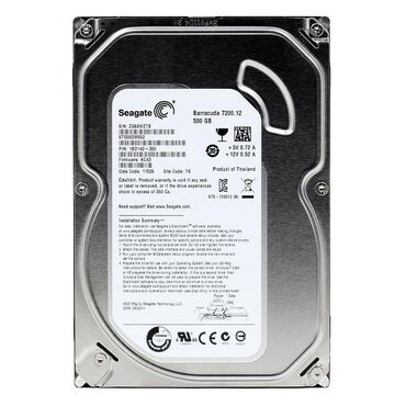 Жесткие диски, переносные винчестеры: Накопитель, Seagate, HDD, 512 ГБ, 3.5", Для ПК