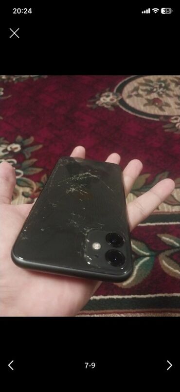 Apple iPhone: IPhone 11, 64 GB, Qara, Qırıq — 4