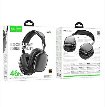 hoco eq34 plus: HOCO W52 — беспроводные накладные наушники с Hi‑Fi аудио и длительной — 1